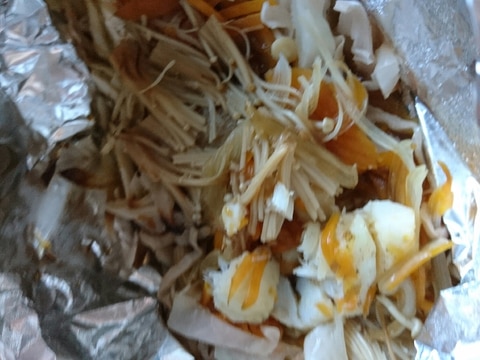 たらと野菜のホイル蒸し